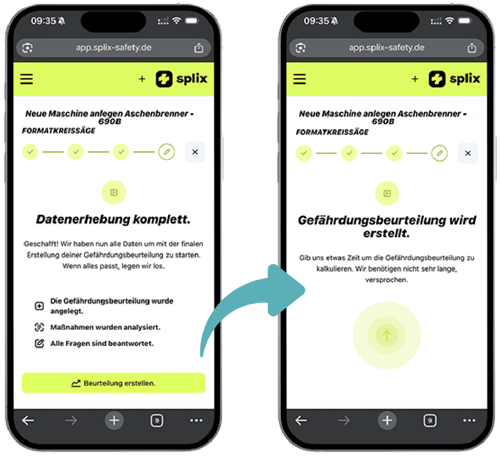Gefaehrdungsbeurteilung wird erstellt
