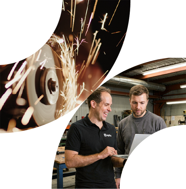 Metallbauer mit splix